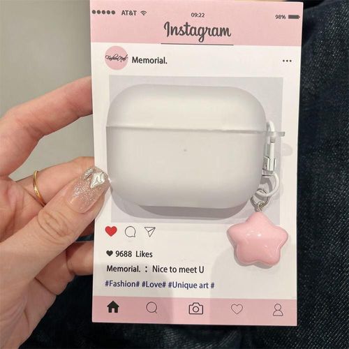 funda para audífonos Beiyipin compatible AirPods 1/2/3/4 Rosa