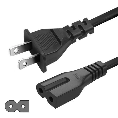 Cable de alimentación LORDTRONICS C7P 0.9 m 2 clavijas polarizadas