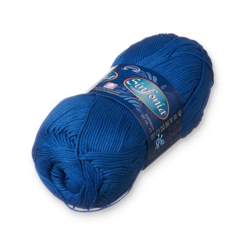 Hilaza Omega Sinfonía 100% Algodón Mercerizado 200m Azul Real