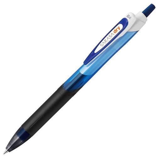 Bolígrafo de Gel Zebra Sarasa Dry 0.4 mm Azul Paquete de 10
