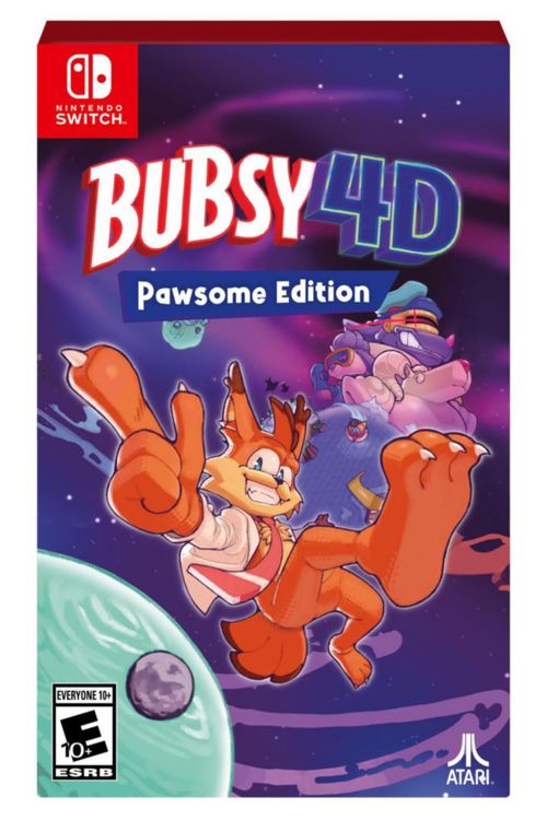 Juego Atari Bubsy 4D Edición Pawsome Nintendo Switch