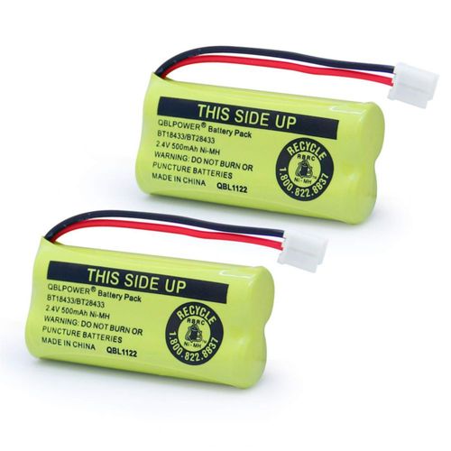 Batería QBLPOWER BT18433 2.4V 500mAh Ni-MH Paquete de 2