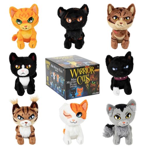 Mercancía oficial de la serie 1 de Mini Mystery Plush Warrior Cats