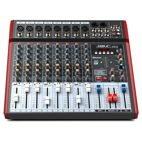 Mezclador SHILE Tianqin No.8 8 canales con efectos DSP