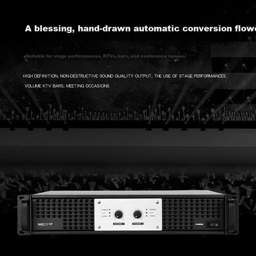 Amplificador SAST MV-400Axs Doble Canal Alta Potencia