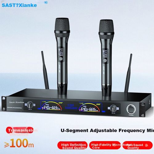 Micrófonos Inalámbricos SAST OK-60 Doble Canal UHF