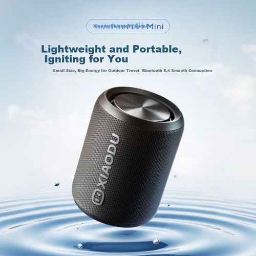 Bocina Xiaodu Mini Bluetooth Negra Resistente al Agua