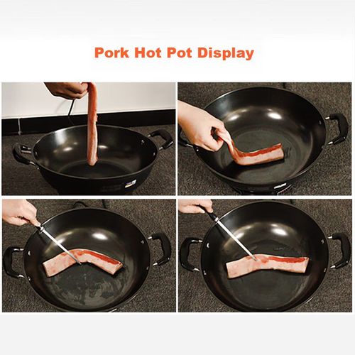 Olla Eléctrica PESKOE JF-32 Hierro Colado 32 cm Vaporera Acero Inoxidable 2 Niveles