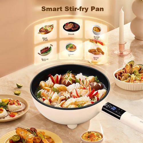 Wok Eléctrico Royalstar DCG04A3 4L Antiadherente Teflón Negro