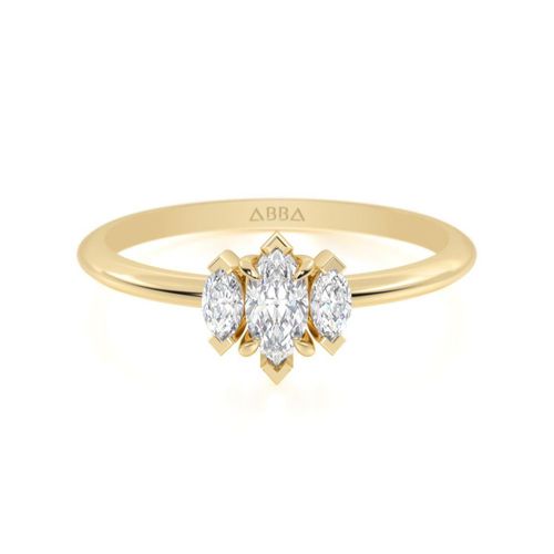 Anillo de Compromiso Livia 10K Oro  Abba Joyas