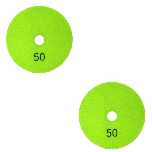 Pad de diamante con velcro grano 50 paquete de 2 maple tools