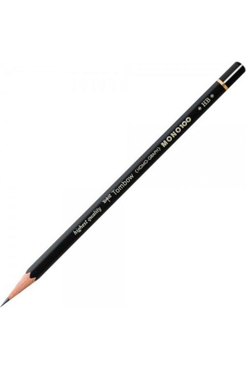 Lápiz Tombow Mono-100 Grados de Dureza F Grafito