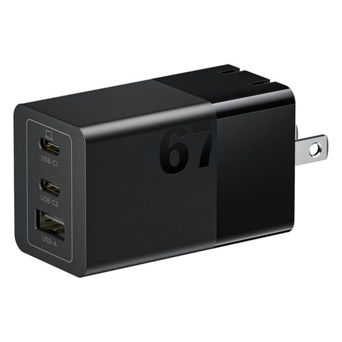 Cargador Lenovo 67W USB-C de 3 puertos de carga rápida para MacBook