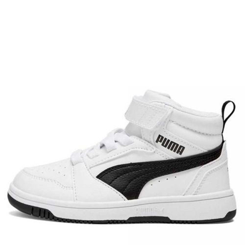 Tenis puma rebound v6 mid ps para niños 17 a 21.5. 393832-b