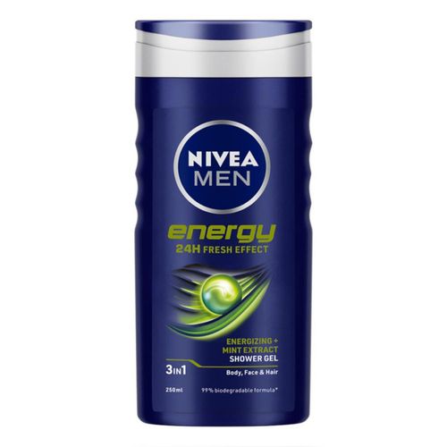 Gel de ducha NIVEA para hombre Energy 3 en 1 250 ml