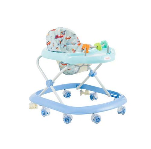 Andadera D Bebé Fun Altura Ajustable Llantas De Gel Azul