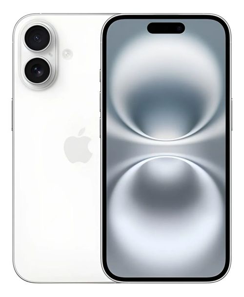 Apple iPhone 16 256GB Blanco - Nuevo y Libre - Pantalla 6.1" Super Retina XDR, Chip A18, Cámara Fusion 48MP y Control de la Cámara.