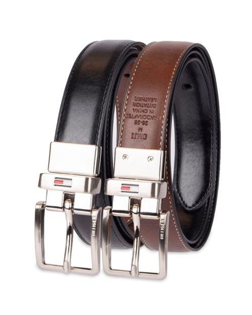 Cinturón Reversible para Niños Tommy Hilfiger Negro Marrón Talla L