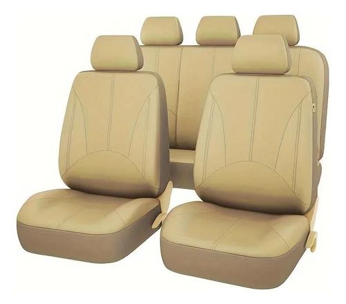 5 Cubreasientos Piel Hyundai Getz 2011-2018(Negro)