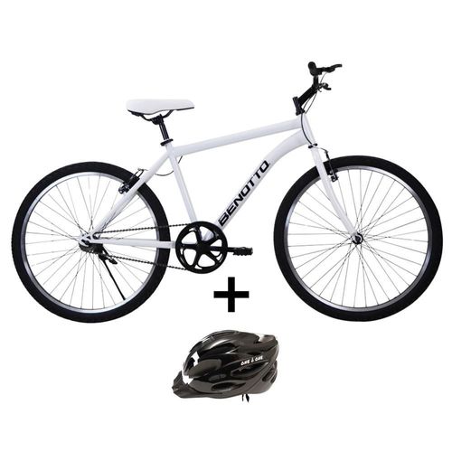 Combo bicicleta benotto pmo r26 hombre 1v con casco talla l