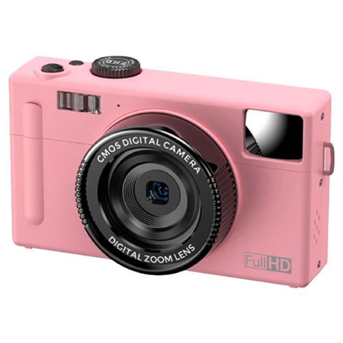 Cámara Digital Vak CDR1 Lcd 3' 24mp video efectos pc Rosa