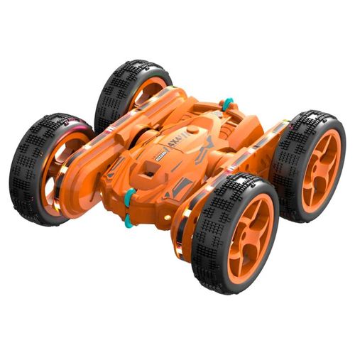 Carro eléctrico Vak 1842 doble lado Todo Terreno luces trucos Naranja