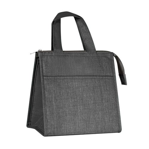 Lonchera promocional con interior metalizado-saanvi gris