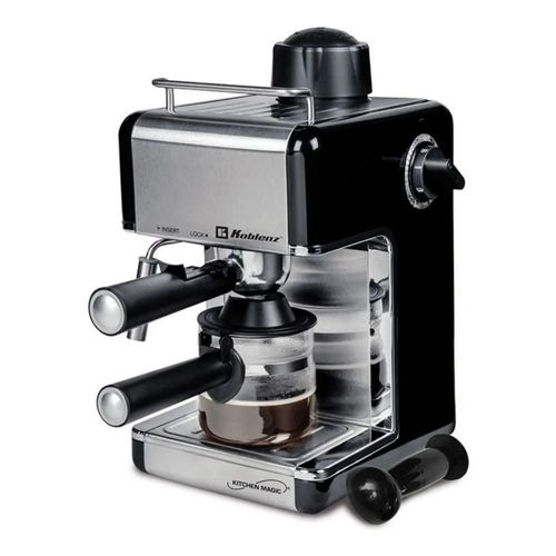 Cafetera para espresso y capuccino koblenz ckm-650ein color plata