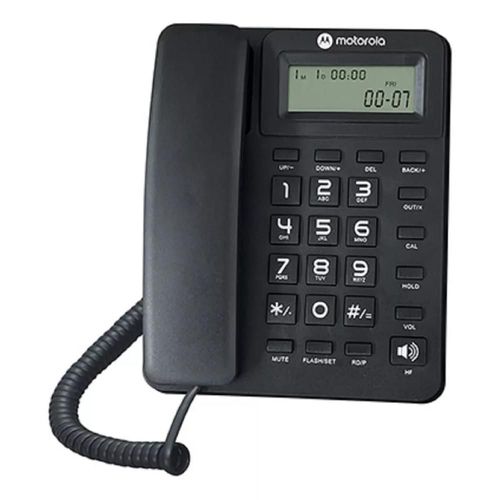 Con identificador de llamadas fsk/dtmf p