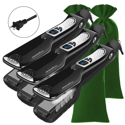 Alaciadora de Pelo Alta Tecnología MXTWU-015 TitaniumSteamBlack Plancha de Ceramica Moderna