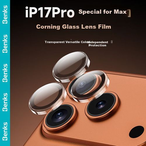 Protector Para Lente iPhone 17 Pro Benks Corning Transparente Antirreflejante
