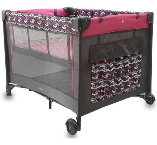 Cuna Corral Para Bebé Prinsel San Remo Rosa