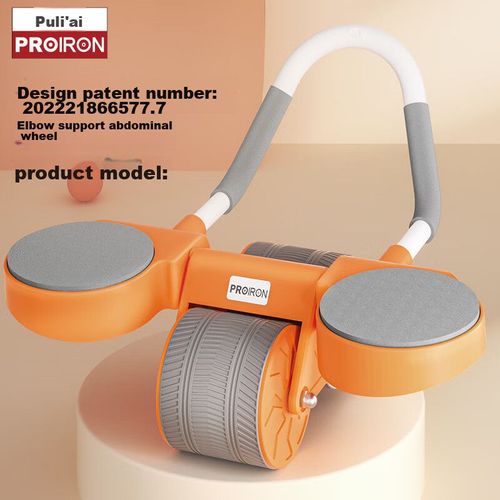 Rodillo abdominal PROIRON doble rueda con soporte para plancha