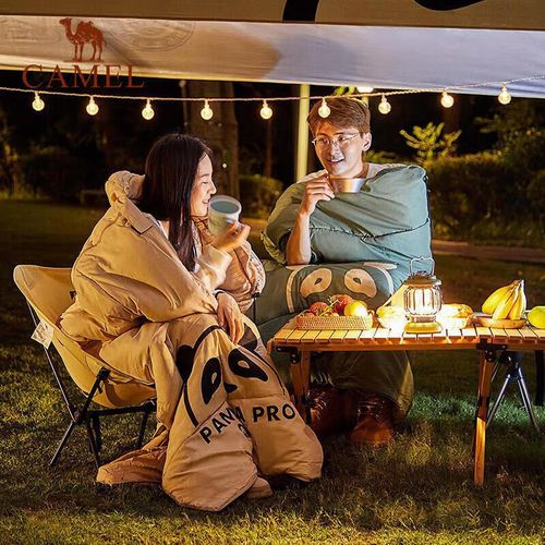 Saco de dormir portátil cálido poliéster CAMEL PANDA PRO