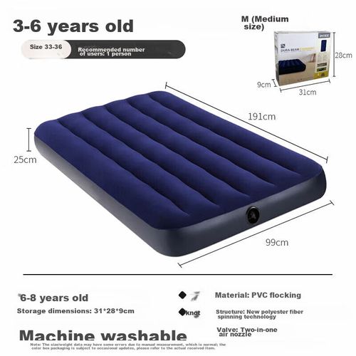 Colchón inflable portátil terciopelo PVC Intex 64757