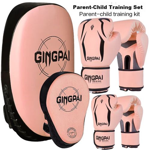 Set de entrenamiento de box, color naranja