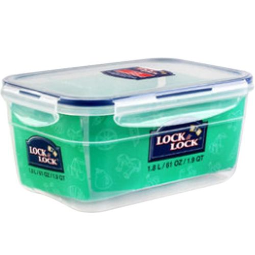 Contenedor para alimentos rectangular 1.8L