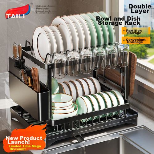 Escurridor de Trastes TAILI Gris 42 x 30 x 29 cm