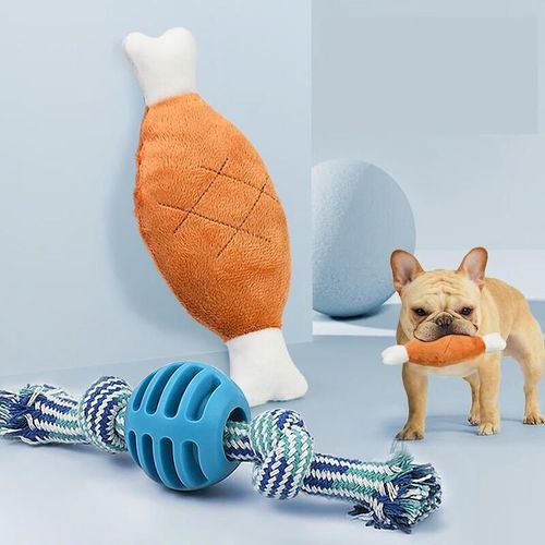 Set de juguetes para perro 2pzas