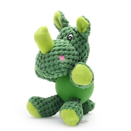Juguete peluche para perro rinoceronte