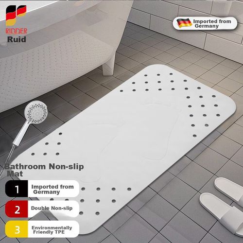 Tapete para baño antideslizante 38x72cm blanco RIDDER