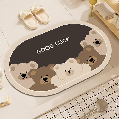 Tapete baño antideslizante de osos 40x60cm