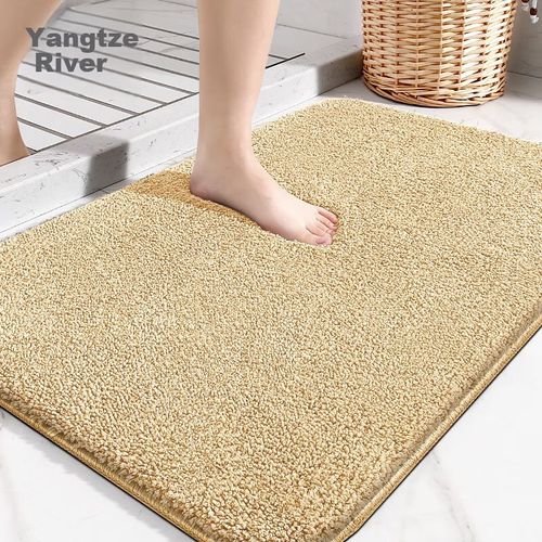 Tapete para baño antideslizante 40x60cm café claro