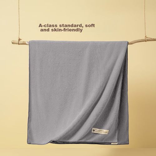 Toalla de baño absorbente 70x140cm Gris SANLI