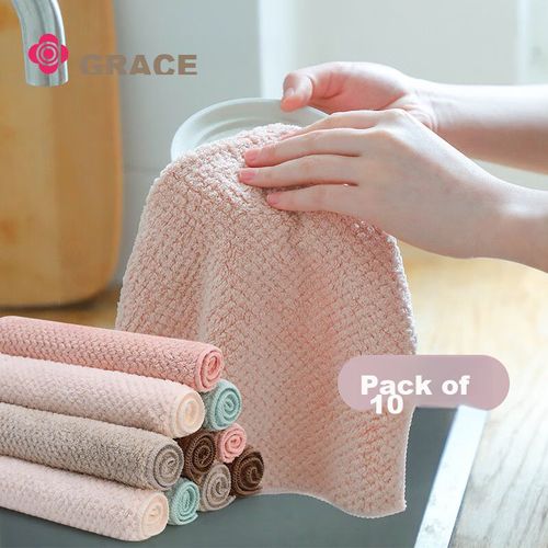 Toallas de cocina absorbente25x25cm 10pzas