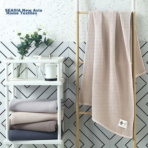 Toalla de baño secado rápido 68x135cm café