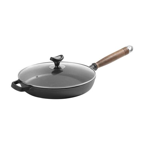 Sartén de hierro fundido con tapa 26cm