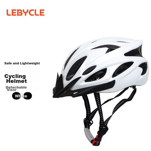 Casco de bicicleta plegable ajustable  54-61cm Blanco