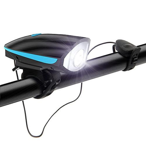 Luz delantera LED de bicicleta recargable por USB