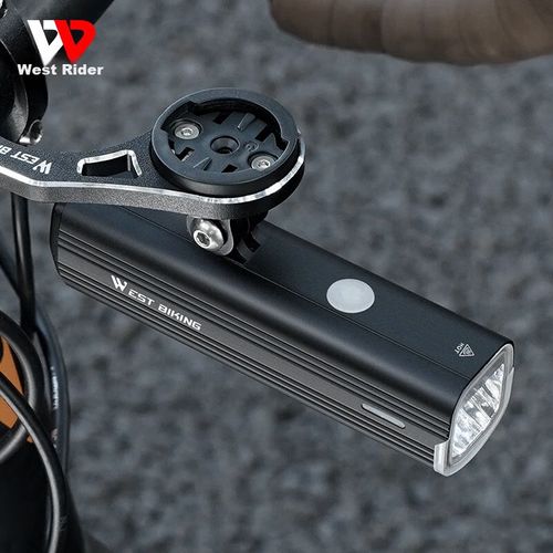 Luz frontal de bicicleta recargable USB 1000Lúmenes
